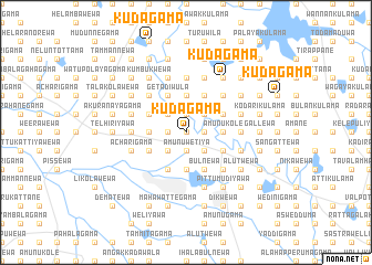 map of Kudagama