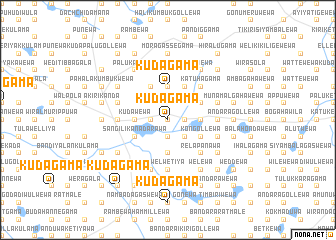 map of Kudagama