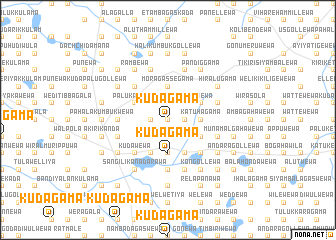 map of Kudagama