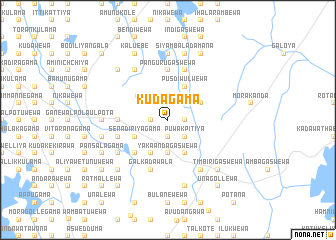 map of Kudagama