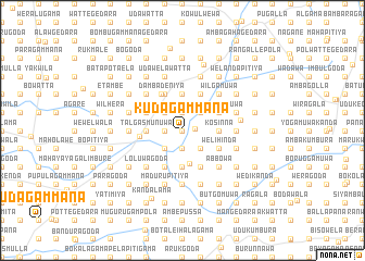 map of Kudagammana