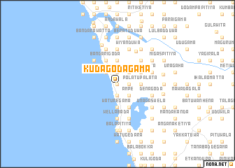 map of Kudagodagama