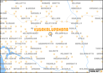 map of Kuda Kalupahana