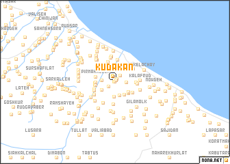 map of Kūdakān