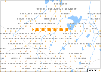 map of Kuda Nambadawewa