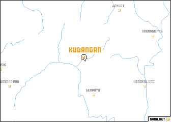 map of Kudangan