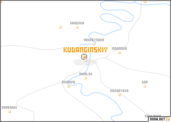 map of Kudanginskiy