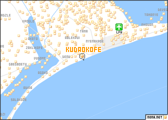 map of Kudaokofe