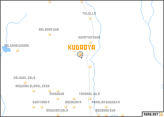 map of Kuda Oya