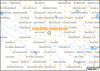 map of Kuda Palugaswewa