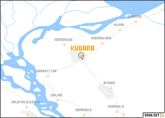 map of Kudara