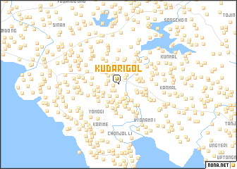 map of Kudari-gol