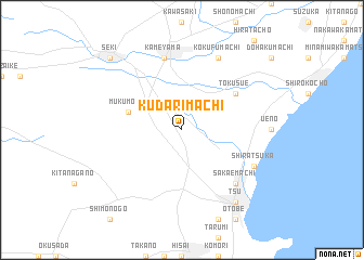 map of Kudarimachi