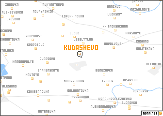 map of Kudashëvo