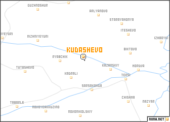 map of Kudashëvo