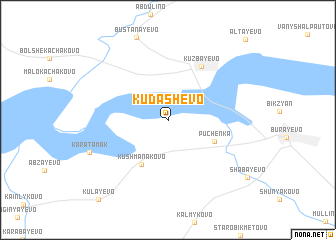 map of Kudashëvo