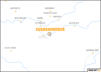 map of Kudashmanova