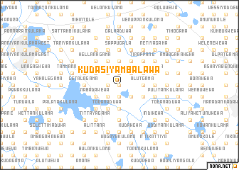 map of Kuda Siyambalawa