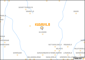 map of Kudavila