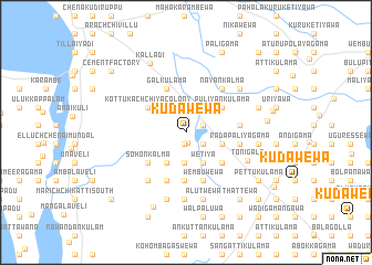 map of Kudawewa