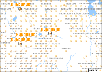 map of Kudawewa