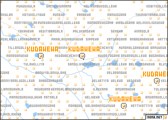 map of Kudawewa