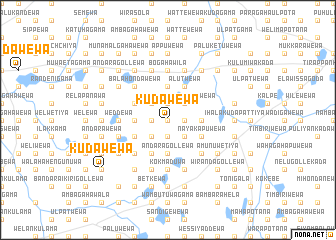 map of Kudawewa