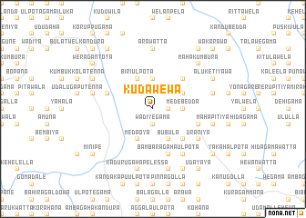 map of Kudawewa