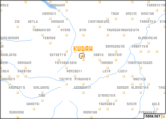 map of Kudaw