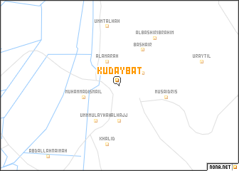 map of Kudaybāt