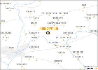 map of Kudayevo