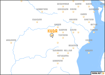 map of Kuda