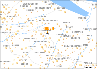 map of Kūdeh