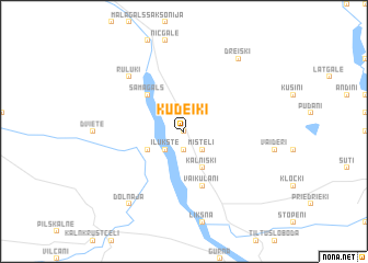 map of Kudeiki