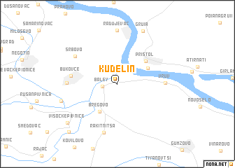 map of Kudelin