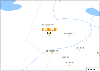 map of Kudelin