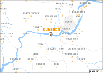 map of Kudenda