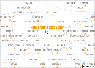 map of Kuderowszczyzna