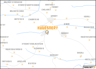map of Kudesnery