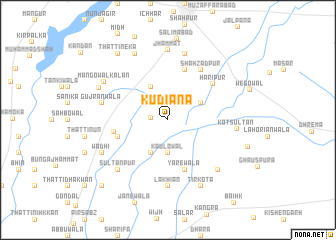 map of Kudiāna