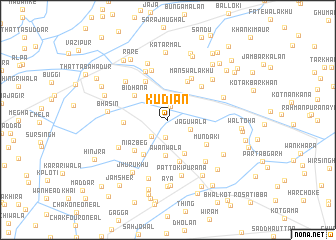 map of Kudiān