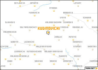 map of Kudinovichi