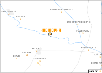 map of Kudinovka