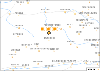 map of Kudinovo