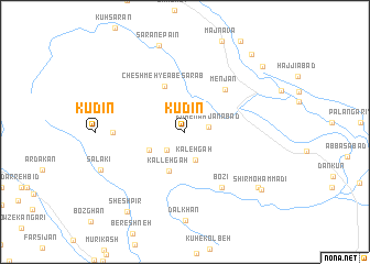 map of Kūdīn