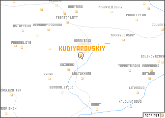 map of Kudiyarovskiy