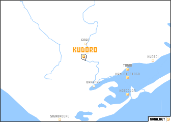 map of Kudoro