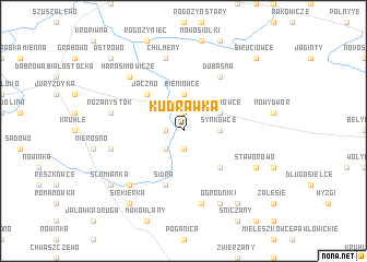 map of Kudrawka