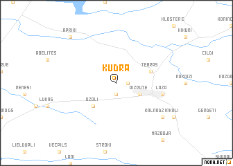 map of Kūdra