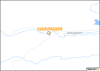 map of Kudrina Gora